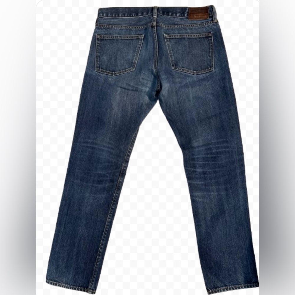 J Crew Kaihara Japanese Denim Men Jeans Style 484 W33 L 32 EUC - Picture 2 of 14